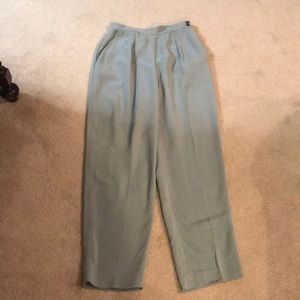 Jones of New York Silk Blue Gray Pants